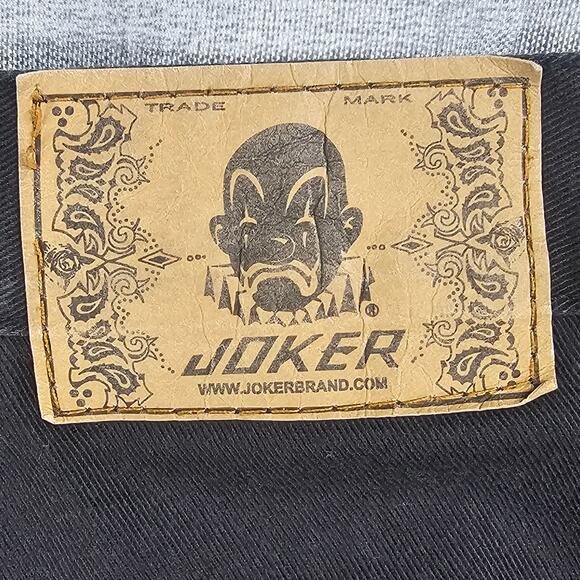 Vintage Joker Jeans Mens 34 x  29  Black Straight Leg Casual Denim Y2K 90s - Picture 10 of 16